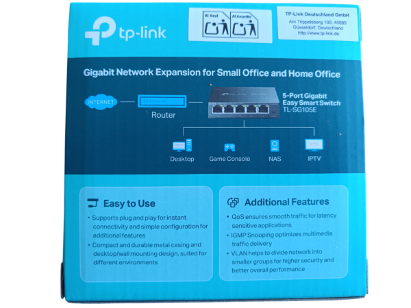 tp-link Gigabit Switch TL-SG105E