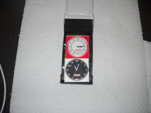 Zwei S.T.A.M.P.S. eine Marke Uhren im Briefmarken-Design Neu mit OVP