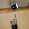 Teleskoplampe aus den 70er Jahren, Eichhoff Werke, Vintage